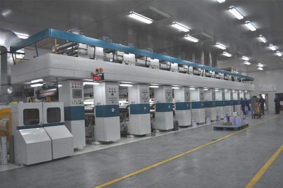 干凈整潔的印刷車間